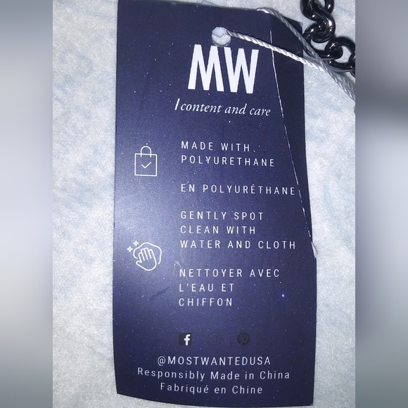 New Most Wanted black Shoulder Bag 6"×7" - Picture 10 of 12